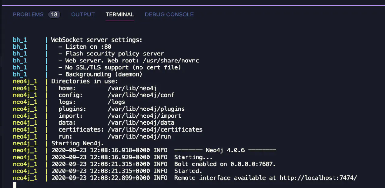 Bloodhound in Docker in a Browser. Oh My